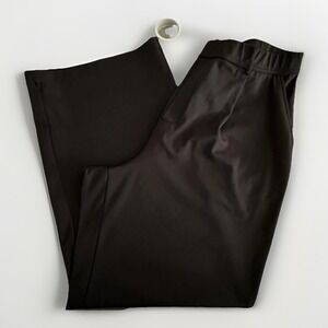 Halara Pants Women's Medium ? Black‎ High Waist Wide Leg Pull On Career Comfort